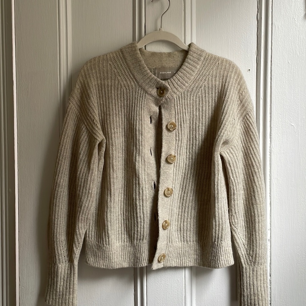 Everlane Alpaca Button-up Cardigan